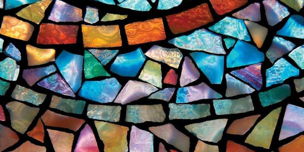 Custom Luxury Glass Mosaic Mural Marble Effect Art