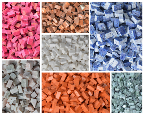 A psicologia das cores em designs de mosaico