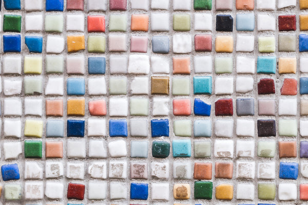Multicolor mosaic, wall, floor tile