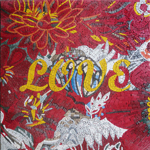 Mosaico de Coração: Criando Romance com Azulejos neste Dia dos Namorados