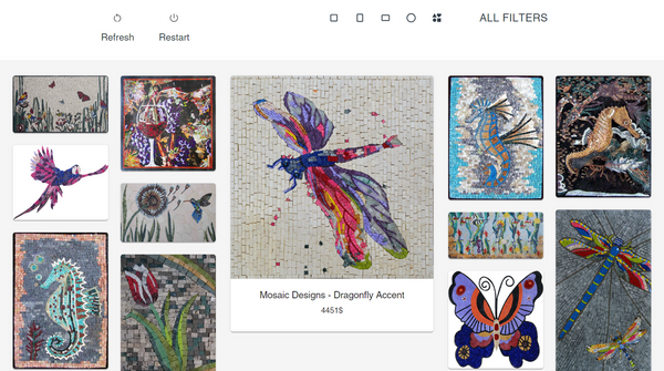 Mosaikdesigns neu definiert: Einführung der visuellen Suche mit KI