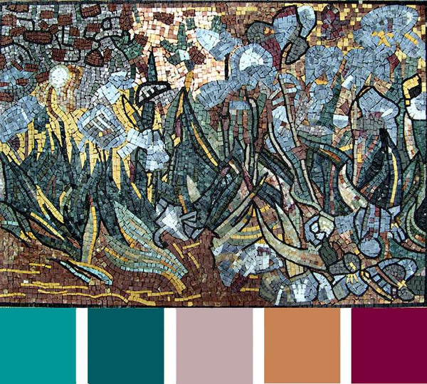 MOSAIC WALL ART: SPRING COLOR PALETTE
