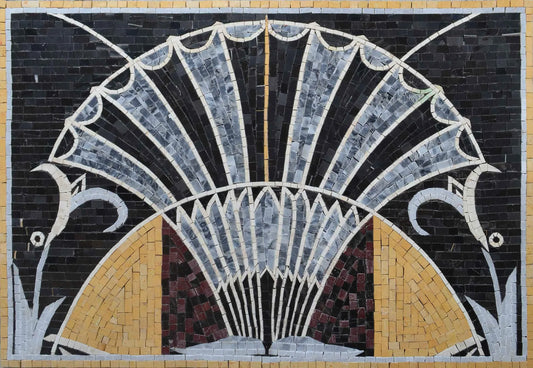Tangiers Bestseller Geometric Marble Mosaic Tile Medallion