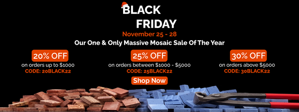 Le Black Friday chez Mozaico signifie la plus grosse vente de l'année