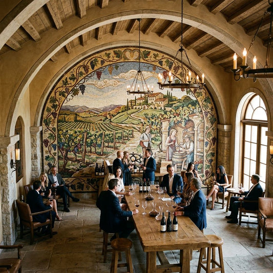 Soft Luxury & Emotional Murals: Hand-Cut Natural Marble Mosaics
