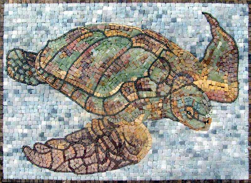 Turtle Mosaic Art 
