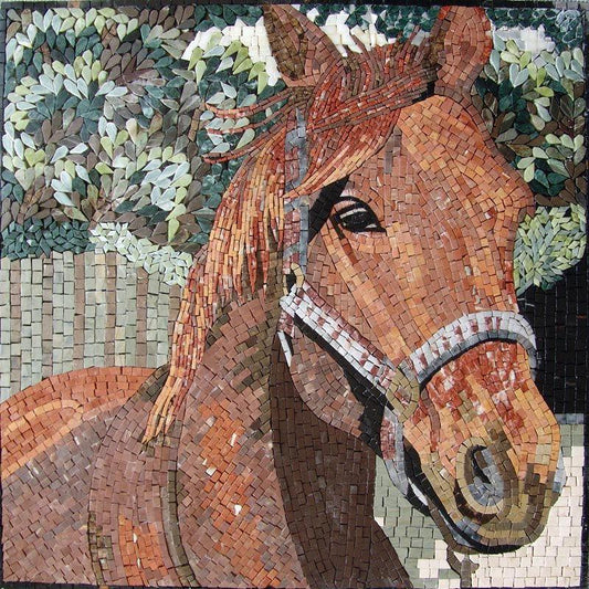 mosaicos de caballos