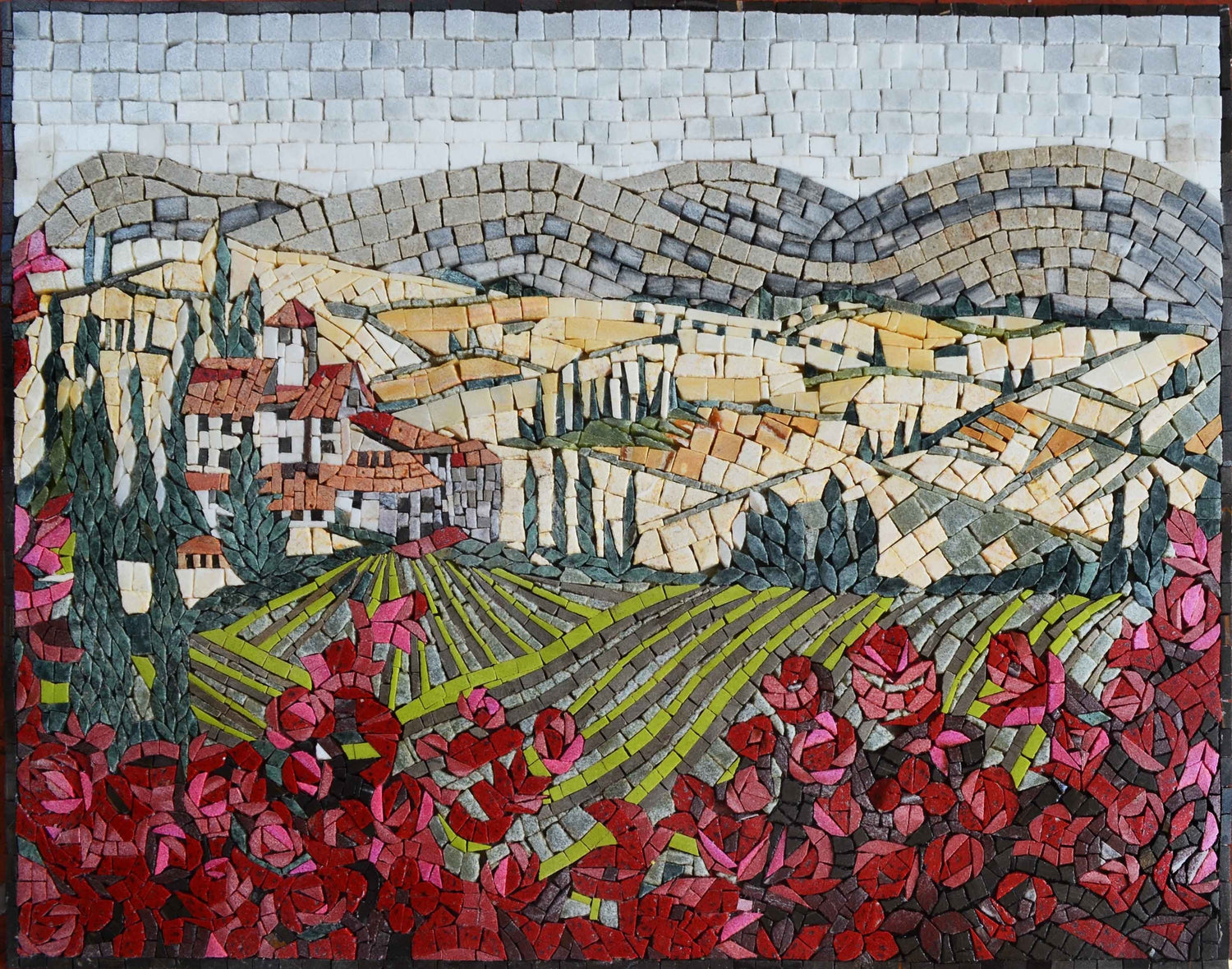 Tuscan Mosaic Art