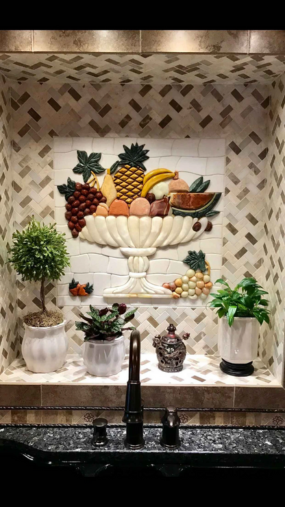 Mosaic Fruit Bowl, A Fruit Lover's Paradise