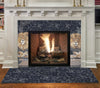 The Lion Lair Mosaic Fireplace