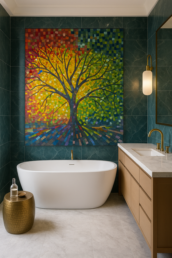 Mosaic Tree of Life Wall Art
