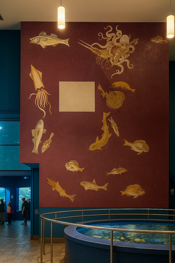 Underwater Mosaic: A Marine Life Medley