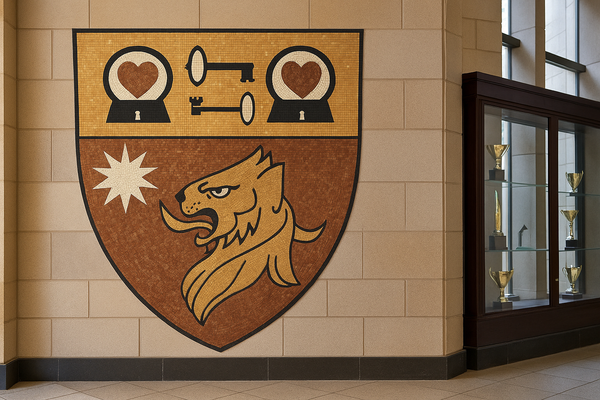 Secrets of the Heart: A Mosaic Emblem of Love and Mystery