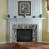 Entangled Ivy - Mosaic Tile On Fireplace