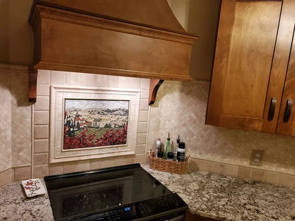 Tuscan Ville's Inspiring Mosaic Designs | Luxury Handcrafted Artistry - Mesh Backing