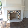 Tile Mosaic Fireplace - Floral Stone