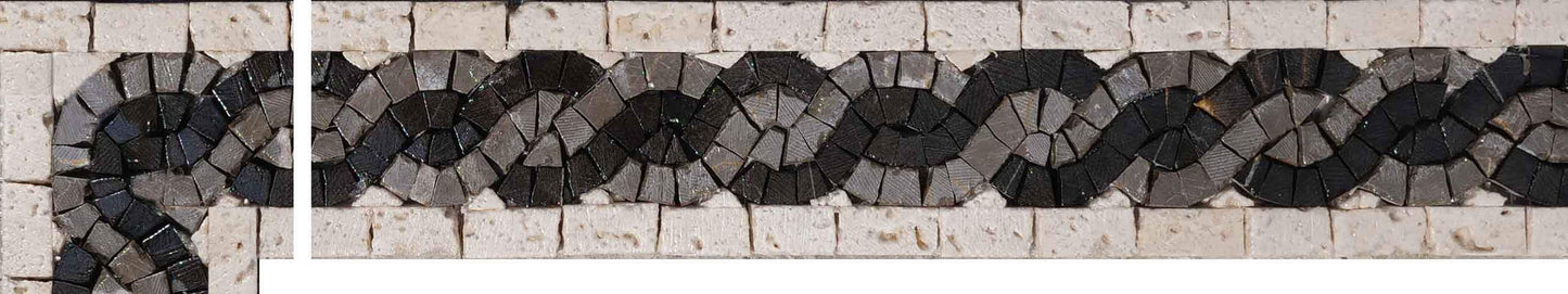 The Rope II - Geometric Mosaic Corner