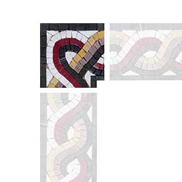 The Rope I - Geometric Mosaic Corner