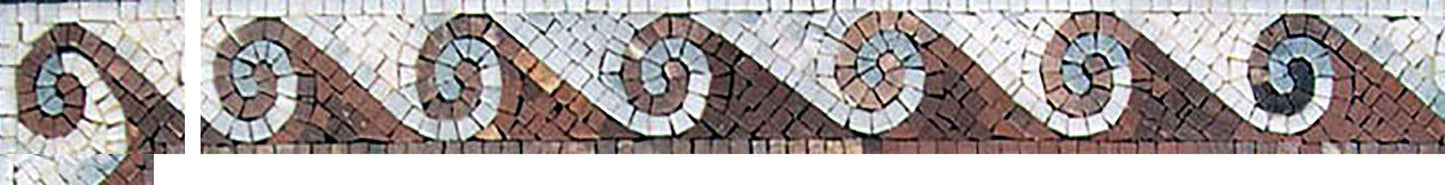 Egyptian Waves Mosaic Corner Design