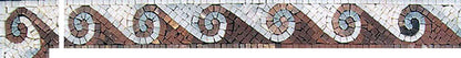 Egyptian Waves Mosaic Corner Design