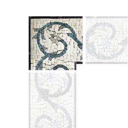 Floral Vines - Flower Mosaic Corner