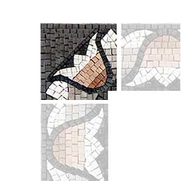 Earthy Tulips - Mosaic Artwork Corner