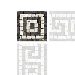 Versace Illusions - Opera d'arte in mosaico d'angolo