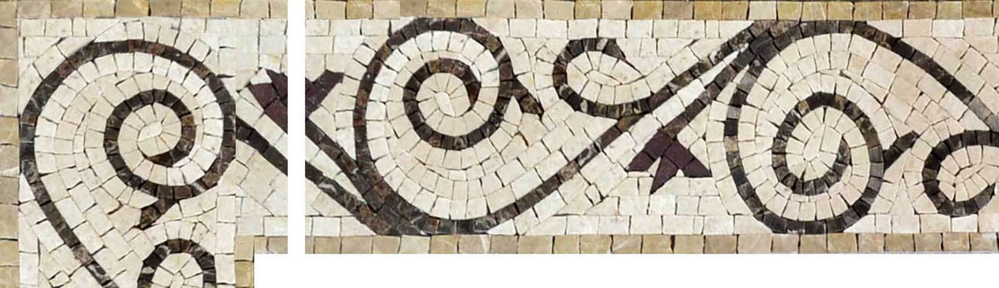 Mosaic Corner - Choco Floral