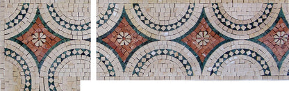 Uffizi - Corner Mosaic Artwork