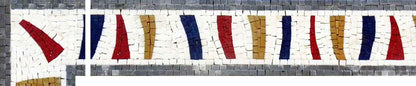 Colorful Abstract Corner Mosaic Art