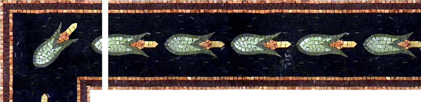Tulips Floral Mosaic Corner