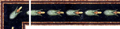 Tulips Floral Mosaic Corner