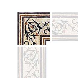 Intricate Branches Mosaic Corner