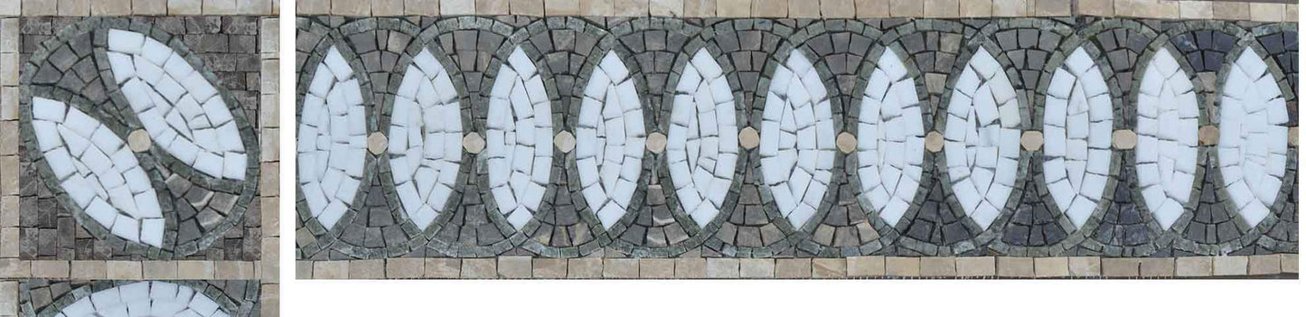 Arte de mosaico de esquina de esferas