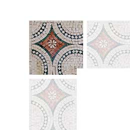 Uffizi - Corner Mosaic Artwork