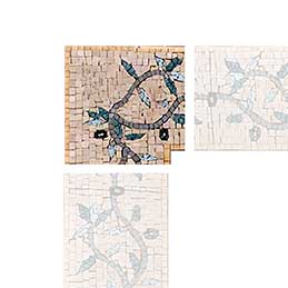 Olive Twigs Corner Mosaic Art