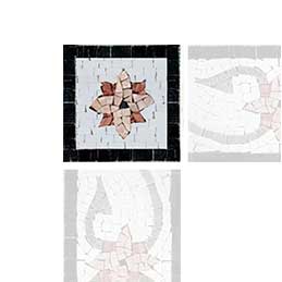 Star Flower Mosaic Art Corner
