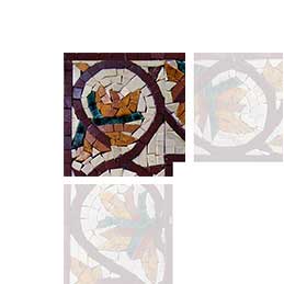 Fallen Leaves - Floral Mosaic Art Corner