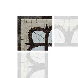Abstract Browns Corner Mosaic Art