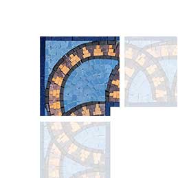 Arches Corner Mosaic Art Design