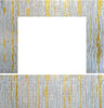 Goldene Regentropfen-Mosaik-Kaminumrandung