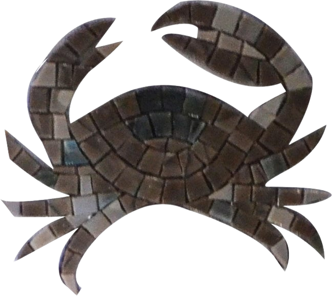 O caranguejo - desenhos de mosaico
