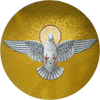 Holy Spirit Dove - Religious Glass Mosaic
