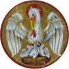 Santo Pelicano - Mosaico de Arte Sacra