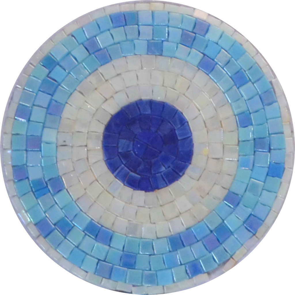 Медальон из стеклянной мозаики - Мозаика