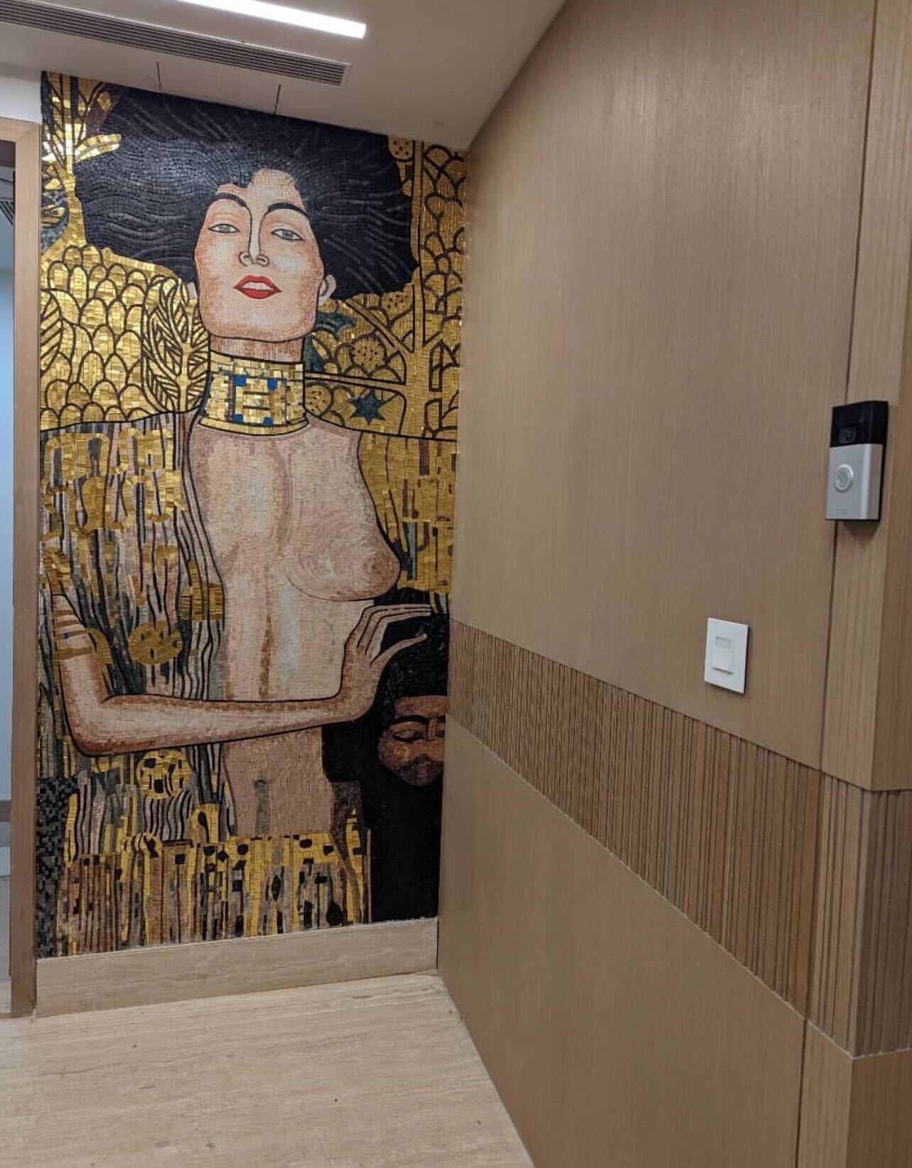 Mosaic Artwork - "Judith" by Gustav Klimt