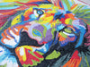León arcoiris - Arte mosaico