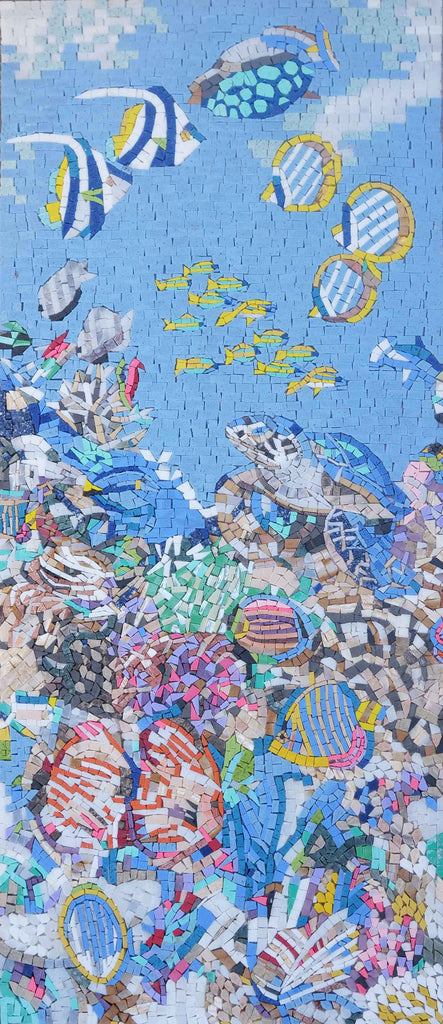Vida Marina - Arte Mosaico