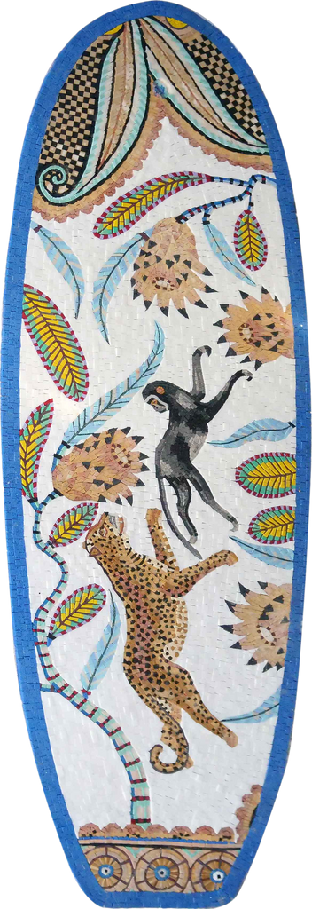 Mosaico animale - Animali della giungla