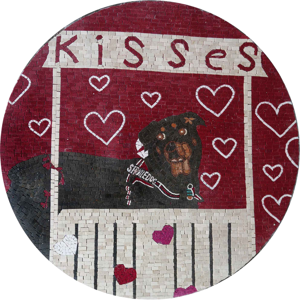 Beijos - Mosaicos Personalizados